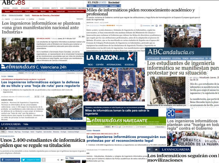 Por la regulación de la ingeniería informática: #InformáticaSoluciónYA